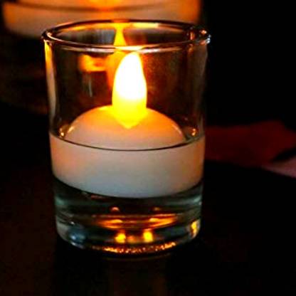 PRAKRITI ™Floating Pooja Candles/Floating Candles for Home Decor/Small Diya Candles Water Candles | Floating Pack of 6 Box™ Candle