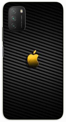 iprinto Back Cover for Poco M3 Apple Iphone Black Back Cover