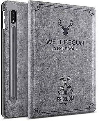 Proelite Flip Cover for Samsung Galaxy Tab S9/S8 Ultra 14.6 inch SM-X900/ X906 ( S Pen Magnetic Attachment)