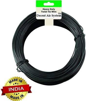 DECENT AIR SYSTEM Rope Wire 98Foot Steel Retractable Clothesline