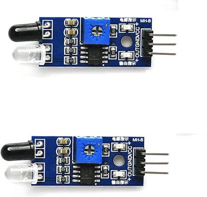 TRUSOLD 2 Pcs IR Proximity Infrared Sensor Module Obstacle Detector Electronic Components Electronic Hobby Kit