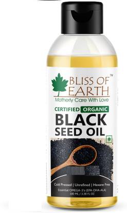 Bliss of Earth 100% Organic Black Seed Oil | Kalonji Oil Hair Oil