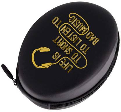 StealODeal Nylon, Fiber Zipper Headphone Case For Universal