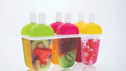 BLUEBERRY Delicious and juicy ice candy maker / Multicolor Plastic Ice Cube Tray