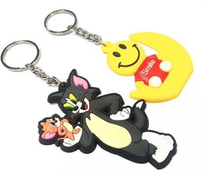 ROYALSHOP TOM AND JERRY SMILEY KEY CHAIN SET OF 2 Key Chain