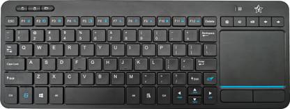 Flipkart SmartBuy KG3616- Keyboard with Touchpad | Wireless Standard Multi-device Keyboard Compatible with Desktop, Laptop, Mac