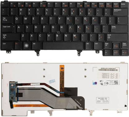SellZone Laptop Keyboard For Latitude E5420 E6220 E6230 E6320 E6330 E6420 E6430 E6440 Backlit With Pointer 4CTXW 04CTXW 0CN5HF CN5HF Internal Laptop-size Laptop Keyboard Compatible with Desktop, Laptop, Mac