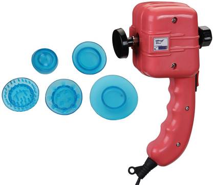 ULTIMATE DLX-RD Delux Quick Relief Full Body Electric Massager with 5 Applicator and 2 Speed Setting (Mild, Strong), Red Massager
