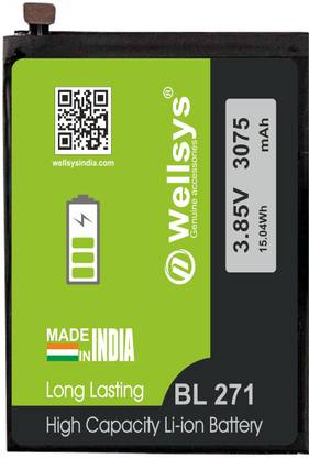WELLSYS Mobile Battery For  LENOVO ZUK Edge Z2 X/ ZUK Edge ( BL271 )