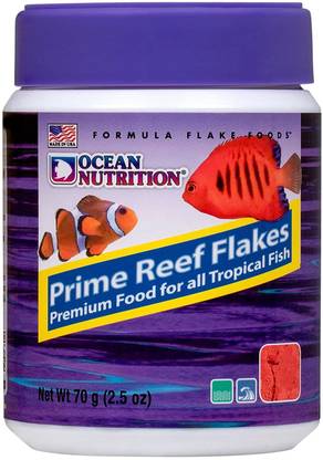 OCEAN NUTRITION Prime Reef Flakes High Protein Marine Fish Food For Carnivorous/Omnivorous Marine Tropicals Fish 0.07 kg Dry Adult, New Born, Senior, Young Fish Food