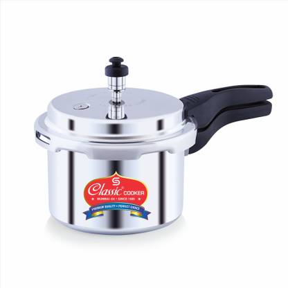 Classic Steels Outer Lid Non Induction Base Pressure Cooker 5 L Outer Lid Pressure Cooker