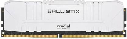 Crucial Ballistix 3200 MHz DDR4 8 GB (Single Channel) PC, Server UDIMM (CL16 Desktop Gaming RAM White)