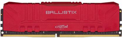 Crucial Ballistix-BL8G30C15U4R DDR4 8 GB (Single Channel) PC, Server UDIMM (Ballistix 8GB DDR4 RAM 3000MHz CL15 Desktop Gaming)