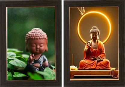 Luxmi Graphics gautam buddha, lord buddha, buddha, siddhartha, religious Religious Frame