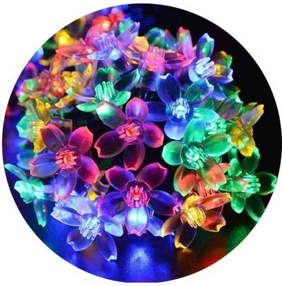 blue penguin 16 LEDs 3.99 m Multicolor Steady Flower Rice Lights