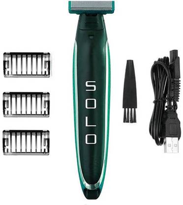 VDJU Micro Touch Solo Men's Trimmer 100% Original As seen on TV! Runtime: 100 min Trimmer for Men (Multicolor) Trimmer 100 min  Runtime 4 Length Settings
