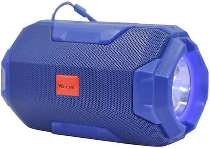 Bluetail Portable Wireless Speaker AO-106 5 W Bluetooth Speaker Torch Light Blue Speaker 125 W Bluetooth Speaker