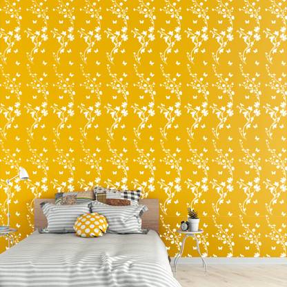 Nice Decor Gleaming Tendril Design DIY Reusable Wall Painting Stencil for Home / Offices and wall decoration Stencil Stencil