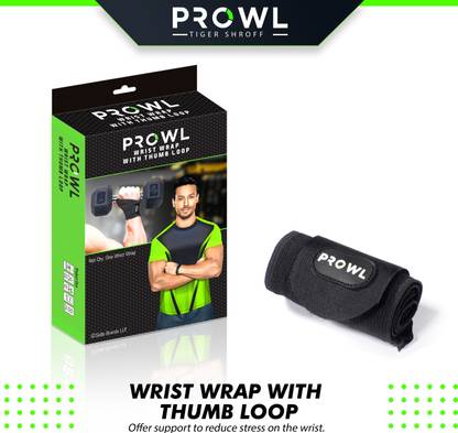 प्रौल Wrist Wrap with Thumb Loop रिस्ट सपोर्ट