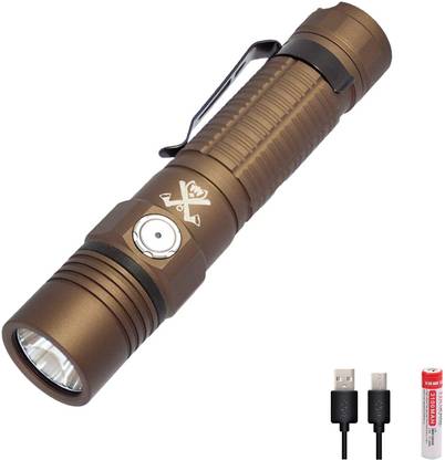 ThruNite TC15 2300 High Lumens Ultra-Bright Flashlight, USB Rechargeable NW LED Handheld Flashlights, CREE XHP 35 LED, Indoor/Outdoor (Camping, Security and Emergency Use) Torch