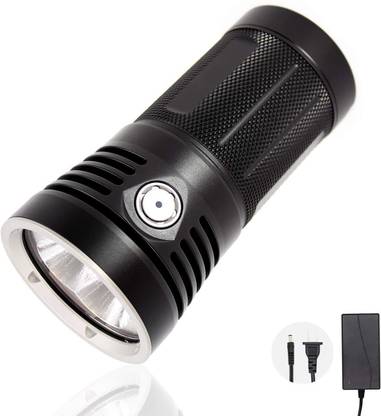 ThruNite TN50 Powerful Rechargeable Flashlight, High 16340 Lumen Ultra-Bright Flood Flashlight, 410 Meter Long Throw LED Flashlight with Battery Pack, for Outdoor Camping, Searching and Rescue - CW Torch