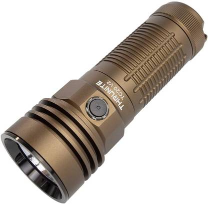 ThruNite Handheld Flashlight TC20 V2 4068 High Lumen, USB C Rechargeable Cool White LED Flashlight, 299 Meters Throw Bright Outdoor Light Torch