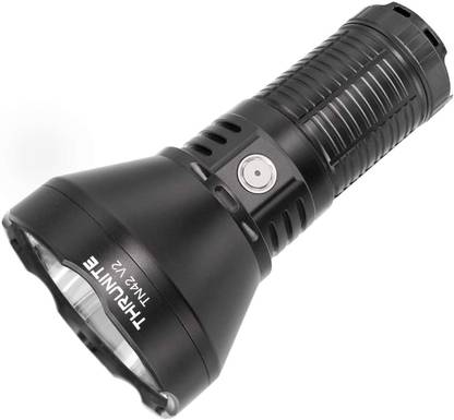 ThruNite TN42 V2 SBT90.2 LED Flashlight, 1860 Meter Throw USB C Rechargeable Searching Spotlight, 4848 High Lumens Flash Light with 4X 4000mAh 21700 IMR Batteries Included, for Hunting Search & Rescue Torch