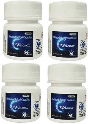 Welonox Capsules For Deep Sleep – Sleeping Pills – Sleep Support Capsules (Pack Of 4)