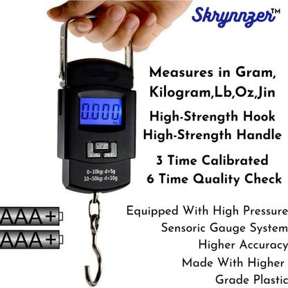 skrynnzer 50 Kg Hook Type Digital Weight Scale,Cylinder Weight Scale, Luggage Weight Scale,50Kilogram,Hanging Weight Scale,Weight Scale,Cylinder Weight Scale, Luggage Weight Machine, Luggage Weight Scale, Hook Weight Machine,Hook Weight Scale, Cylinder Weight Machine,Hook Weight Machine,kata,tarazu,taraju,weighting scale,terazu,weight machine,weight machine digital,weight,electronic tarazu,electronic taraju,electronic kata,electric weight machine,electric scale,computer kata,digital tarazu,digital kata,weight machine,vajan machine,weight machine,kirana weight machine,Grocery Weight Machine,teraju,shop,vajankata,digital tarazu,kirana weight machine,Luggage Scale,digital taraju,weighing scale,taraju,digital kata, Luggage,grocery weight machine,weight machine,weighting machine,vajan kata,kata,shop kata,shop taraju,electronic weighing scale,weighing scale,kitchen scale, weight machine, weight scale,weighing machine, weighting machine,weight scale, electronic digital scale,digital weighing scale,kata,digital weighing scale Weighing Scale