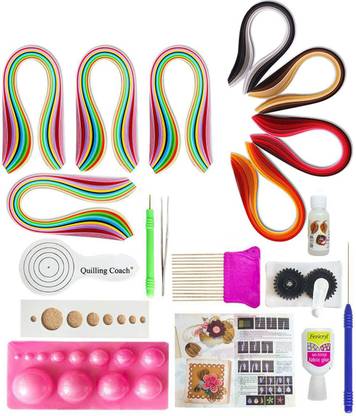 JINKRYMEN 19 Piece Quilling Tools Kit With 800 Papers