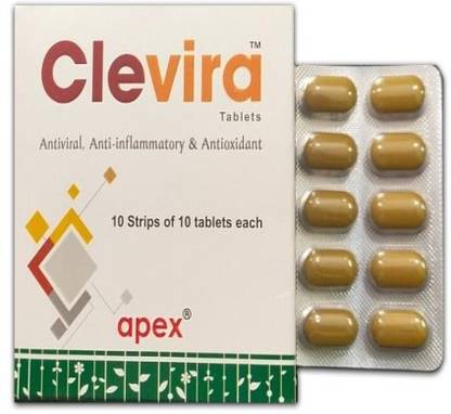 APEX CLEVIRA TABLETS ( 10 strips of 10 tablets each)