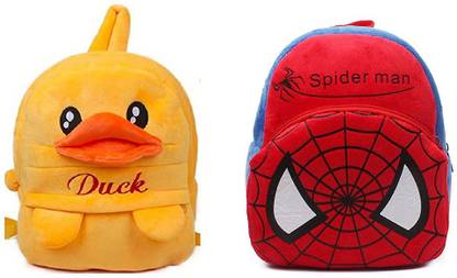 NH creation Nh_Kids School Bag Soft Plush duck spider backpack School Bag