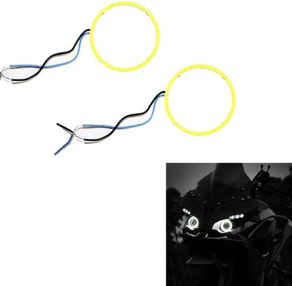 Vagary Bajaj Pulsar RS 200 White LED Angel Eyes Ring Light Projector Lens