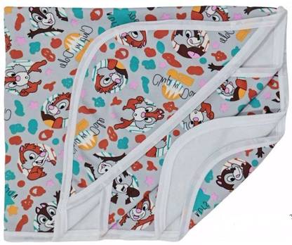 BRANDONN Printed Single Hooded Baby Blanket for  AC Room