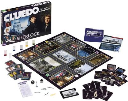 NADDEX Cluedo Sherlock Board Game For Kids & Adults (Multicolor) Board Game Accessories Board Game Board Game Accessories Board Game Strategy & War Board Game