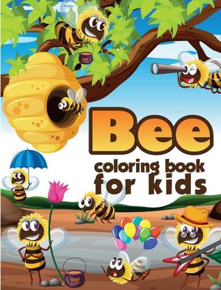 Bee Coloring Book for Kids