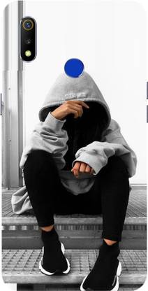 Vojica Back Cover for Realme 3 Pro Printed Boy, Alone Boy Feeling Sad Back Cover