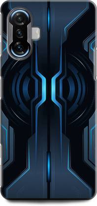 WallCraft Back Cover for POCO F3 GT 5G BLACK SHARK, RED EDGE, VALOR, TEXTURE, ABSTRACT