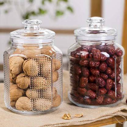 GREATZON ENTERPRISE Glass Grocery Container  - 2300 ml