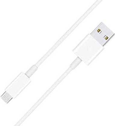 Smartell Micro USB Cable 1.2 m OPPO USB Cable for OPPO A83 Youth USB Cable | Micro USB Data Cable | Quick Fast Charging Cable | Charger Cable | High Speed Transfer Android V8 Cable (2.4 Amp, 1 M, White) ( Pack of 1 )(Compatible with All Android Mobile)