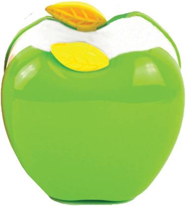 SD product 1 Compartments apple shape Pen Stand Pencil Holder Stationary Table Desk Organizer for Home Office Supplies Red and Green 2 pieces