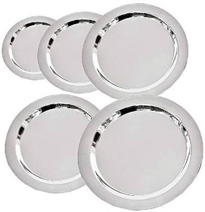 Flipkart SmartBuy Asia Collection Pink Breeze Small Plate Pack Of 6 Quarter Plate