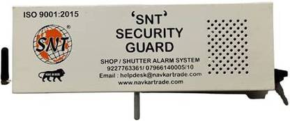 SNT GSM Shutter Security (Siren, Call, SMS) 5 User Alarm System for Office, Shop Wireless Sensor Security System