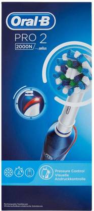 Oral-B PRO 2 2000 Cross Action Rechargeable Electric Toothbrush