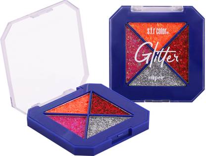 s.f.r color 4 Multicolor Mini Glitter Eyeshadow Palette*A_02 8 g