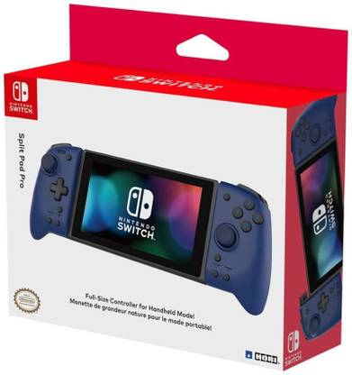 NINTENDO Switch Hori Split Pad Pro (Blue) Ergonomic Controller for Handheld Mode  Gamepad