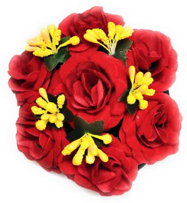 JGJ RED ROSE with Yellow LILY Jura Bun Bun