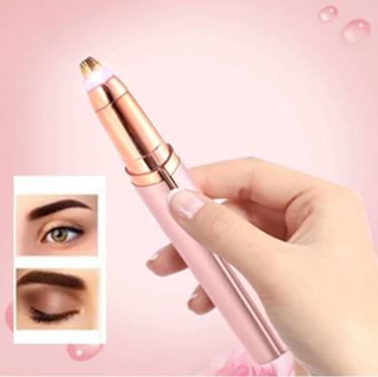 MAXBIN Hair Remover,Face,Lips,Nose Hair Removal Saver,Facial Hair Remover with Light for Women's Shaver For Women , Painless, effective,him at the smallest area to keep those perfect eyebrows. clean head with included brush new upkeep tool for the time between shaping, waxing or threading your eyebrows without causing any pulls, nicks, redness or irritation.[INCLUDED BATTERY } {PACK OF ONE} Strips