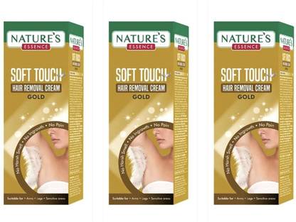 Nature's Essence SOFT TOUCH HAIR REMOVAL GOLD ( PACK OF 3 ) Cream