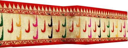 enchantress Saree Fall Lace Dupatta Lining PAITHANI BORDER Lace Saree Falls
